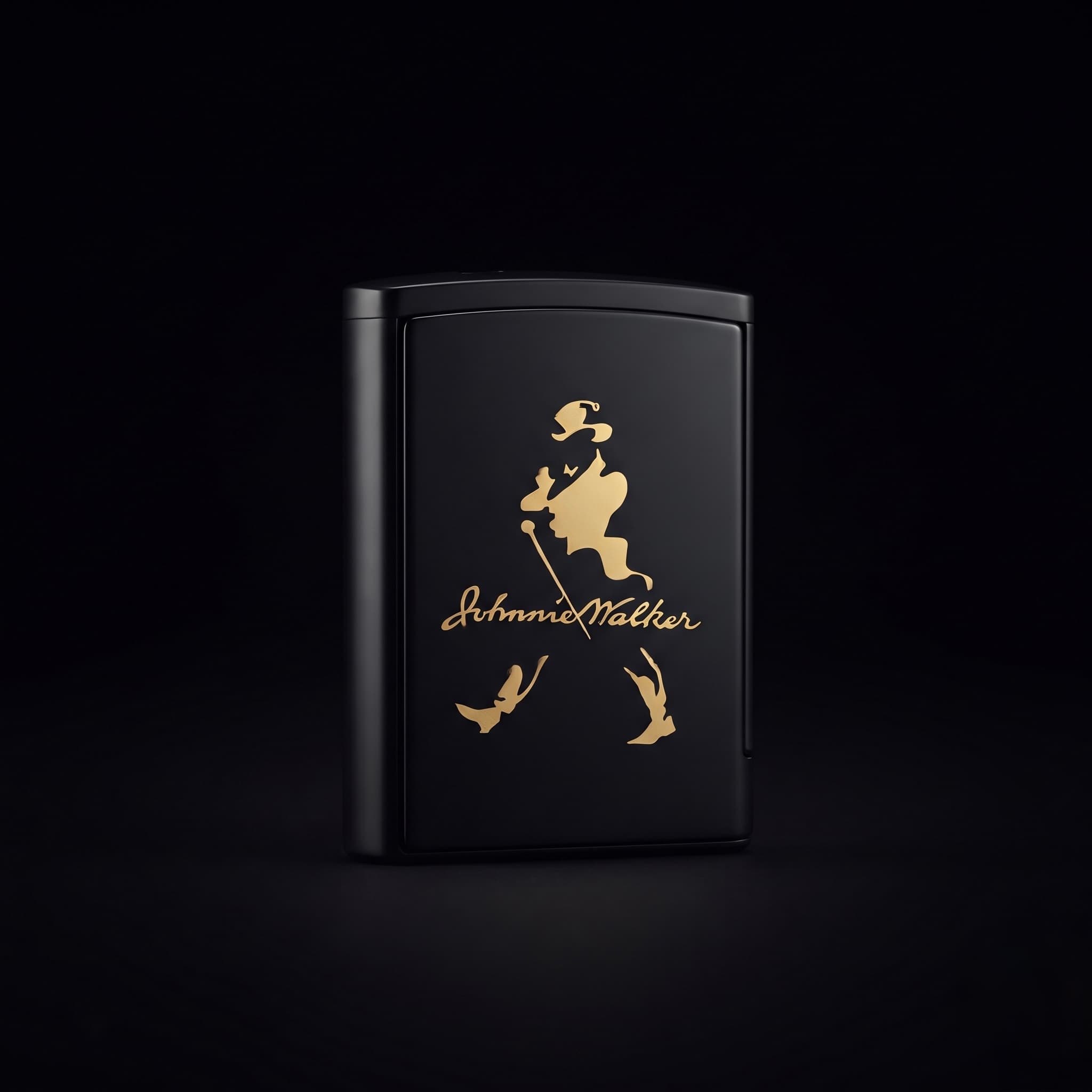 Black color sliding lighter(Johnny Walker, Jack Daniel, Jim Beam)